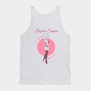 Lingerie Store Emblem in Retro style Tank Top